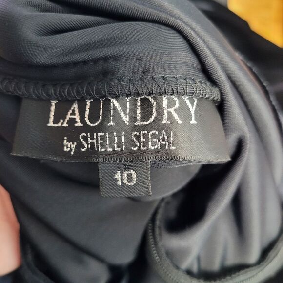 Vintage 90s velvet black vamp goth whimsigoth witchy prom cross strap dress 10 - Picture 4 of 5